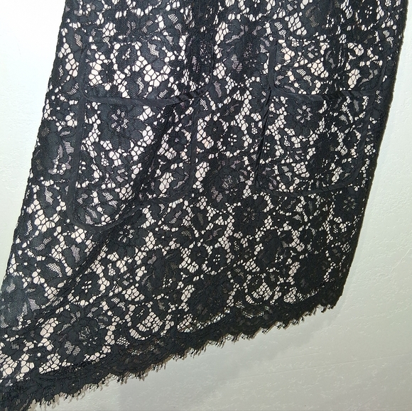 J.CREW Black Lace Dress W/ Pockets - Picture 7 of 9